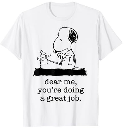 Peanuts - Snoopy Typewriter Dear Me T-Shirt