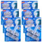 6 Pack Max Flush 5 Ocean Spray Toilet Rim Block Cleaner (Twin Pack), Clear Water Toilet Rim Block with Anti-Limescale, Cleaning Foam, Dirt Protection and Extra Freshness