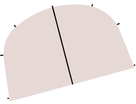 Outdoor Privacy Tarpaulin, Dome Tarpaulin | Awning Awnings | Weatherproof Tents, Dome Net for Privacy Protection, Blocking Tarpaulin