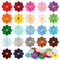 22 Stück Patches zum Aufbügeln, Blume Aufnäher Kinder, Flicken zum Aufbügeln, Aufnäher zum Aufbügeln, Bügelbilder für Textilien - Kleidung, Jeans, Taschen, Dekoration