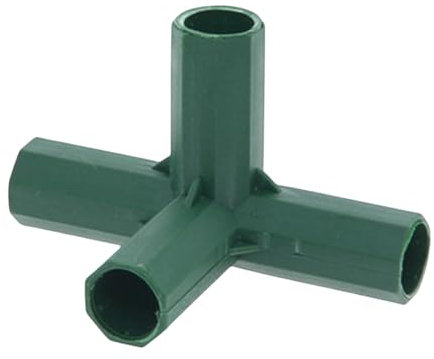 Connecteurs de cadre de serre | 5 types de raccords en PVC | Raccords de cadre de serre en PVC à 5 voies | Connecteur de cadre de serre en PVC de 16 mm | Connecteur de cadre de jardin