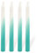 Scentoria Stabkerzen Bunt, Bunte Kerzen, Dip Dye Kerzen Höhe 22 cm ø 2,1 cm, Spitzkerzen, Stabkerzen, Tropfkerzen für Flaschen Rituals Kerze, Stabkerzen Bunt Gemischt Weiß-Grün für Ferm Living