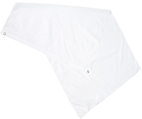 ANDRESLAD Weisse Flagge Polyester Fahne Weiss Diy Banner Party Dekoration Deckenflagge Langlebige Flaggen Für Festivals Eröffnungen Sportclubs Weiss