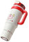 Gungtj Insulated Tumbler, Modern Leakproof Bottle, Tumbler with Handle, 1000ml Reusable Ideal for Iced Coffee, Refreshing Cold or Smoothies, Daily Use, 2.56x9.84x3.54 Inches