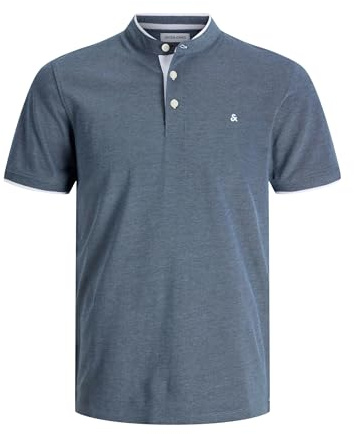 JACK & JONES Jjepaulos Mao Polo Ss Noos