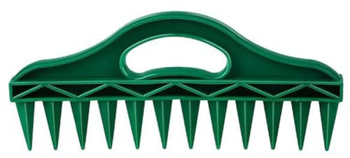Soil Sowing Puncher, Quick And Convenient Drilling, Vegetable Plant Sowing Loosening Soil, Gardening Seed Spacing Tool, Punching Loose Soil Rake + Sowing Machine