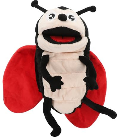 Gogogmee Handpuppe Marienkäfer Aus Plüsch Junge Mädchen-handpuppe Für Rollenspiel Und Geschichtenerzählen Fördert Motorische Fähigkeiten Und Kommunikation