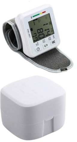 Gatuida Automatisches Blutdruckmessgerät Handgelenk Aus Abs Großer Lcd Bildschirm Automatische Messung Für Zuhause Ruhemodus Geeignet Für Kinder Und Senioren