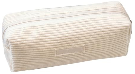 Federmäppchen Cord Stoff, Pencil Case,Mäppchen Cord Stoff, Kosmetiktasche Stiftetasche Mit Reißverschluss, Federtasche Stiftetasche Stiftemappe Pencil Case Schulmäppchen Für Schule Büro Teenager Damen