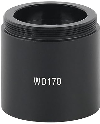 Mikroskop Linse, WD105 WD210 WD170 Objektiv 35mm Gewinde Montieren Hilfs Objektiv Objektiv for Industrie Mikroskop Kamera C Mount Objektiv(WD170)