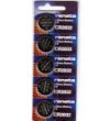 CR2032 Lithium Coin Cells - Strip of 5 Batteries by Renata