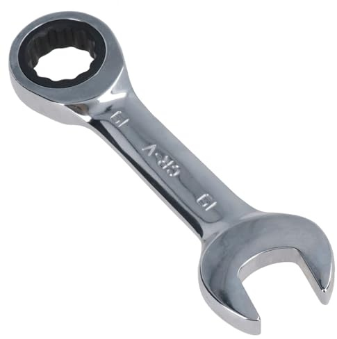 AB Tools 19mm Stubby Ratchet Combination Spanner Metric Wrench 72 Teeth SPN12