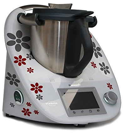 Adesivo per Thermomix TM5 – Fiore Di Mare Antracite – Bordeaux