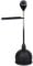 Sport-Thieme Punchingball mit Standfuß höhenverstellbar | Profi-Standboxsack mit Ausleger u. Feder | 156-196 cm | gefüllt 57 kg | PU-Ball, Stahl, Polyethylen Fuß | Schwarz | Markenqualität