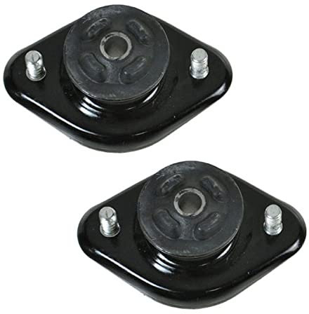 TRQ Struttenhalterung Paar Set für BMW 3er 325 328 M3 E30 E36 E46, Schwarz, Poliert, Fahrzeugaufhängung Montage, 2 Stück, 2 pounds, 8 x 5 x 4 inches