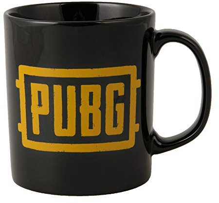 Tasse mit Pubg Logo, Schwarz/Orange
