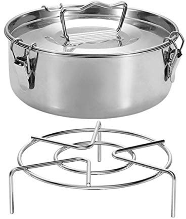 Kuchenform, Edelstahl mit Deckel, 1,7 l, kompatibel mit Instant Pot 6 qt [3qt, 8qt verfügbar] Flanera Flan Maker Quesillera Molde Para Flan, Flaneras Moldes Con Tapa