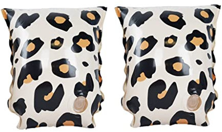 Zwembandjes Beige Panterprint 2-6 jaar