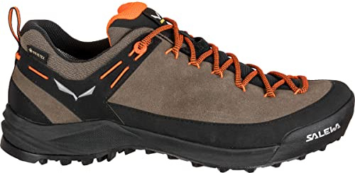 SALEWA Wildfire Leather GTX M, Zapatillas de Senderismo Hombre, Bungee Cord/Black, 44 EU