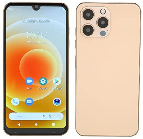 Smartphone Android Sbloccato I13pro , Telefono Cellulare con Schermo Grande HD da 6,1 Pollici, 4 GB di 128 GB di ROM, Rete 4G, Telefono Cellulare Dual SIM, Fotocamera da 8 (Spina