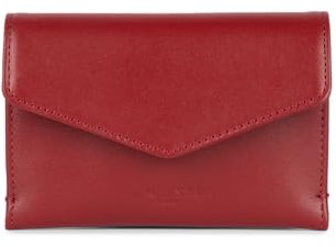 Lancaster | Paris PM - Porte-Cartes Cuir de Vachette Lisse Carmin
