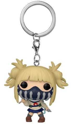 Funko Pop! Keychain: My Hero Academia (MHA) 2 - Himiko Toga with Face Cover - Mini-Figurine en Vinyle à Collectionner Porte-clés Fantaisie - Cadeau de Noël - Idée de Cadeau - Produits Officiels
