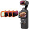 MINGVEN Set di filtri magnetici ND e Black Mist – Black Diffusion 1/4 filtro per DJI Osmo Pocket 3 Creator Combo accessori – Confezione da 4 (filtro nebbia nera, ND16, ND64, ND256)
