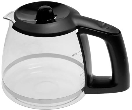 Piebert Glass Jug Compatible with/Replacement Part for Bosch 12047146 TKA6A043 ComfortLine Coffee Machine