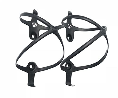 ETomey Porte Bidon VTT 2pcs Pièces de vélo Porte-Bouteille en Fibre de Carbone en Carbone 10g Cage Porte Bidons