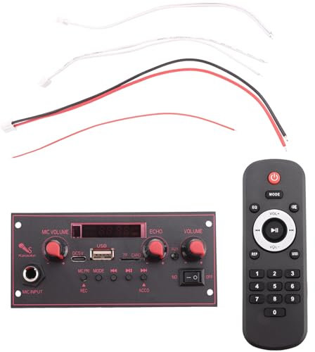 MAKIVI Placa Amplificadora 2 X 10W Bluetooth Placa de DecodificacióN Mp3 Carro Reproductor de Audio Accesorios del MóDulo Bluetooth del Coche,A