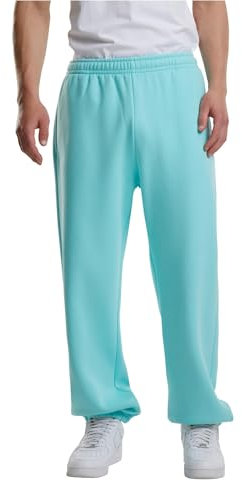 Urban Classics Tb6749-fluffy Sweatpants Pantaloni di Tuta, Blu berillo, XXXL Uomo