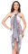 SAIVONA Sarong Pareo Damen Mandala Fransen Viskose Strandtuch Wickeltuch Wickelrock Strandrock Wickeltuch Bikini Cover Up für Badeanzug - Elefant Indien Boho