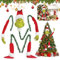 Albero di Natale decorativo Grinch, braccia e gambe per albero di Natale, decorazione albero di Natale, Grinch, braccio d'avorio, gamba, albero di Natale, decorazione Grinch