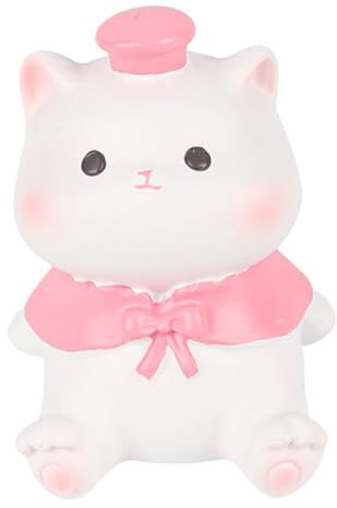 RORPOIR Cartoon-Puppendekoration Mini-Kätzchen-Figuren Mikro-Landschaftsdekoration Lernspielzeug Katze House Decoration tortendeko Einschulung kleine Tierfigur Cartoon-Mini-Tierstatue Harz