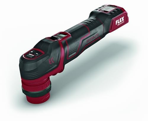 Flex Akku-Polierer 12 V, rotativ und exzentrisch freilaufend PXE 80 12-EC (für rotative Arbeiten, ergonomisch) 532267