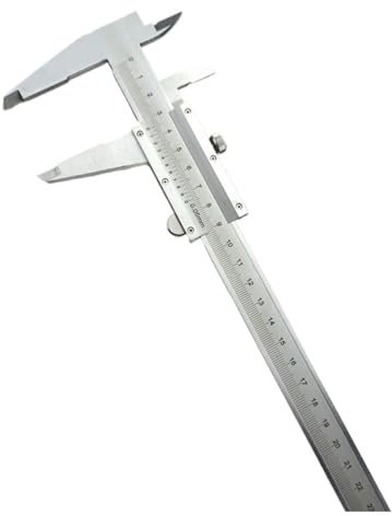DUOCAI 0–250 mm Messschieber aus Stahl, 0,05 Metall-Messschieber, Mikrometer-Messwerkzeuge