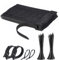 Eupneicu Cable Ties [50pcs], Cable Tie Handle Black [200pcs], for Computer Cable Management, Organizing Wires, TV, Office
