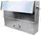 ADEPTNA Heavy Duty Metal Ash Carrier with Hinged Lid and Dual Handles | Galvanised Steel Ash Bucket for Hot and Cold Ash | Fireplace Pan and Ash Storage Bin for Fire Pits, Wood Stoves, BBQs, and Coal