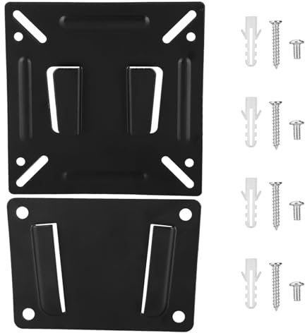 Slim Tilt TV Wall Mount Bracket for 32-inch Screens – VESA 100x100/200x200 Compatible, Low- & Removable Design for Home, RV, Motorhome & Outdoor Use