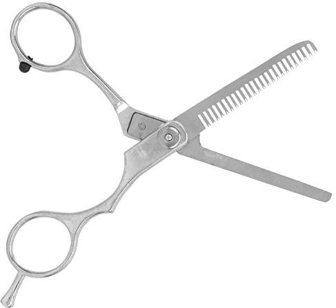 Professionelle Effilierschere für die Fellpflege von Langhaarigen Hunden und Katzen – Zum Schneiden von Tierhaaren, Leicht zu Greifen und mit PE-Beutel Verpackt
