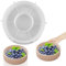 Silikonformen Gießformen Schale für Bowl, Rund Tablett Gießformen Silikon Schalen, Epoxidharz Silikonformen zur Herstellung von Schüssel, Silikonform Teller für DIY-Projekt,25x8cm (Streifen-Groß)