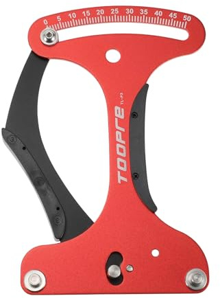 BULLSPANN Misuratore di Tensione dei Raggi per Bicicletta da Strada | In Lega Di Alluminio, Dimensioni 19,5x12cm, Per Bicicletta Da Strada E MTB, Costruzione Robusta, Portatile, Facile Da Usare