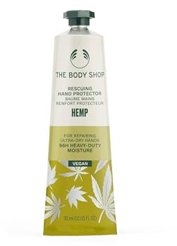 The Body Shop Hemp Hand Protector unisex, Hanf schützende Handcreme 30 ml, 1er Pack (1 x 30 ml) (Grun, 1er x 30ml)