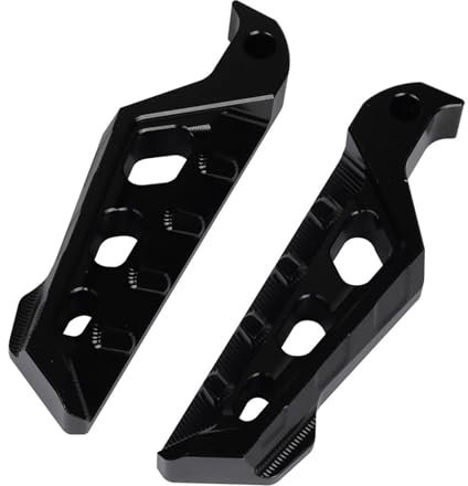 Repose-Pieds Moto pour MT-07 2014-2023 pour FZ-07 2014-2018 Repose-Pieds Passager pour Moto Accessoires Cale Pied Moto(Black)