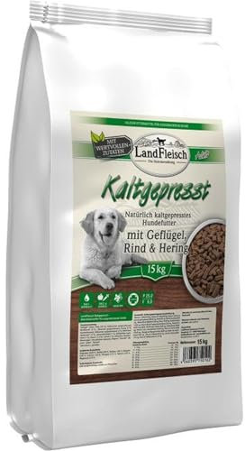 Landfleisch Dog Natur kaltgepresst, 1er Pack (1 x 15 kg)