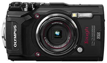 Olympus Tough TG-5 Action Camera 12 Megapixel Digital Image Stabilization 4x Wide-Angle Zoom Wi-Fi, Waterproof/Shockproof Black (Renewed)