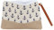 Kosmetiktasche Federmäppchen Kulturbeutel mit Reißverschluss Anker Maritim Handtasche Alsino, Variante wählen:KT-201 beige weiß Anker