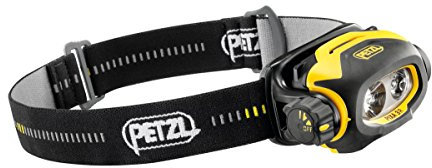 Petzl PIXA3R 90 - Pixa 3R, Wiederaufladbare Stirnlampe, ATEX Zone 2 (UK-Version), Schwarz/Gelb