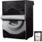 Housse de protection pour machine à laver à chargement par l’avant - Imperméable, Résistante à la poussière XL（60x64x85CM) Noir