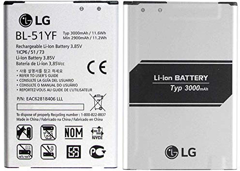 ORIGINAL Batterie für LG G4 BL-51YF G4 H815 H818 H819 3000mah Neue Batterie in Loser Schüttung